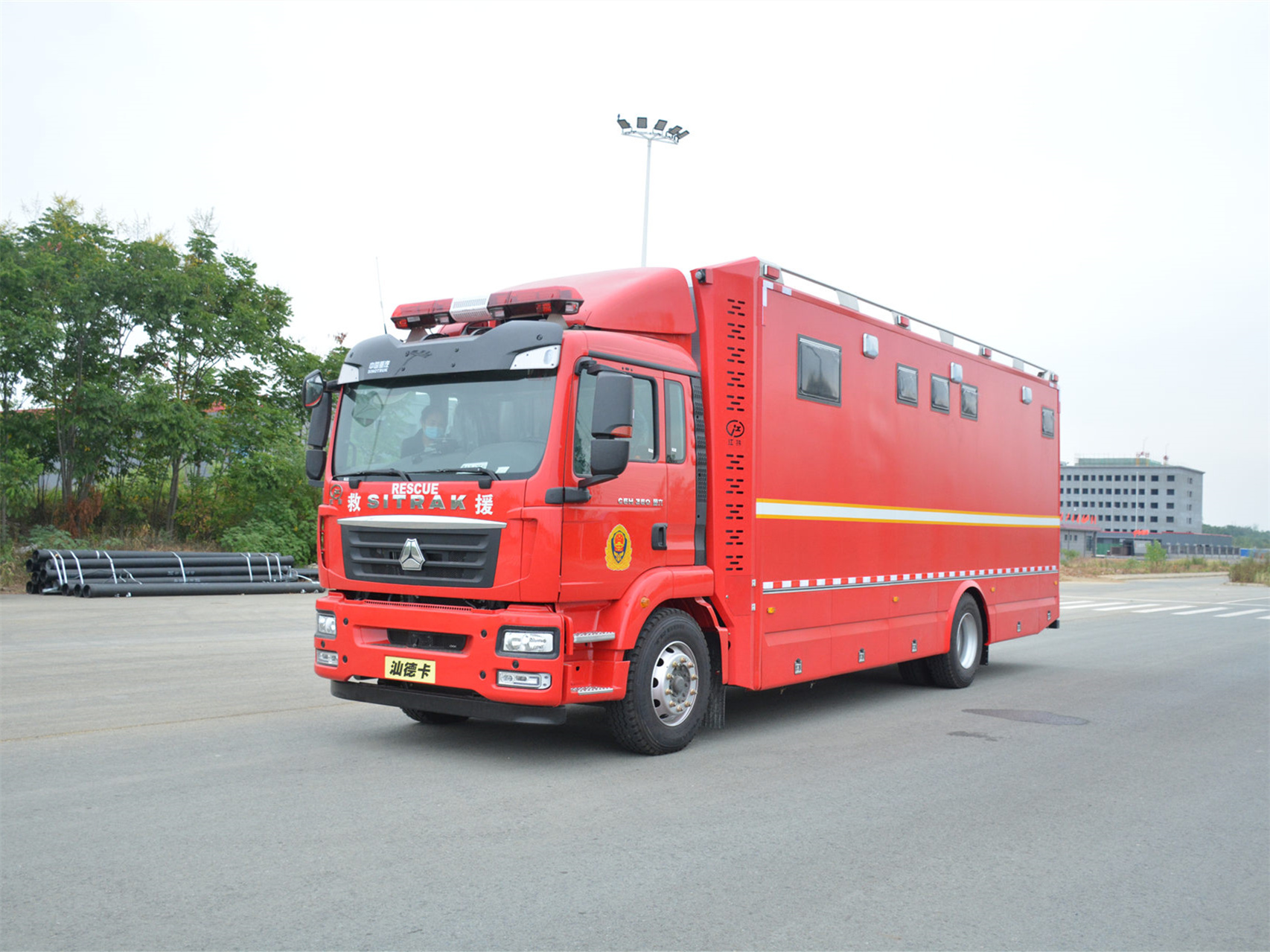 后勤保障淋浴車