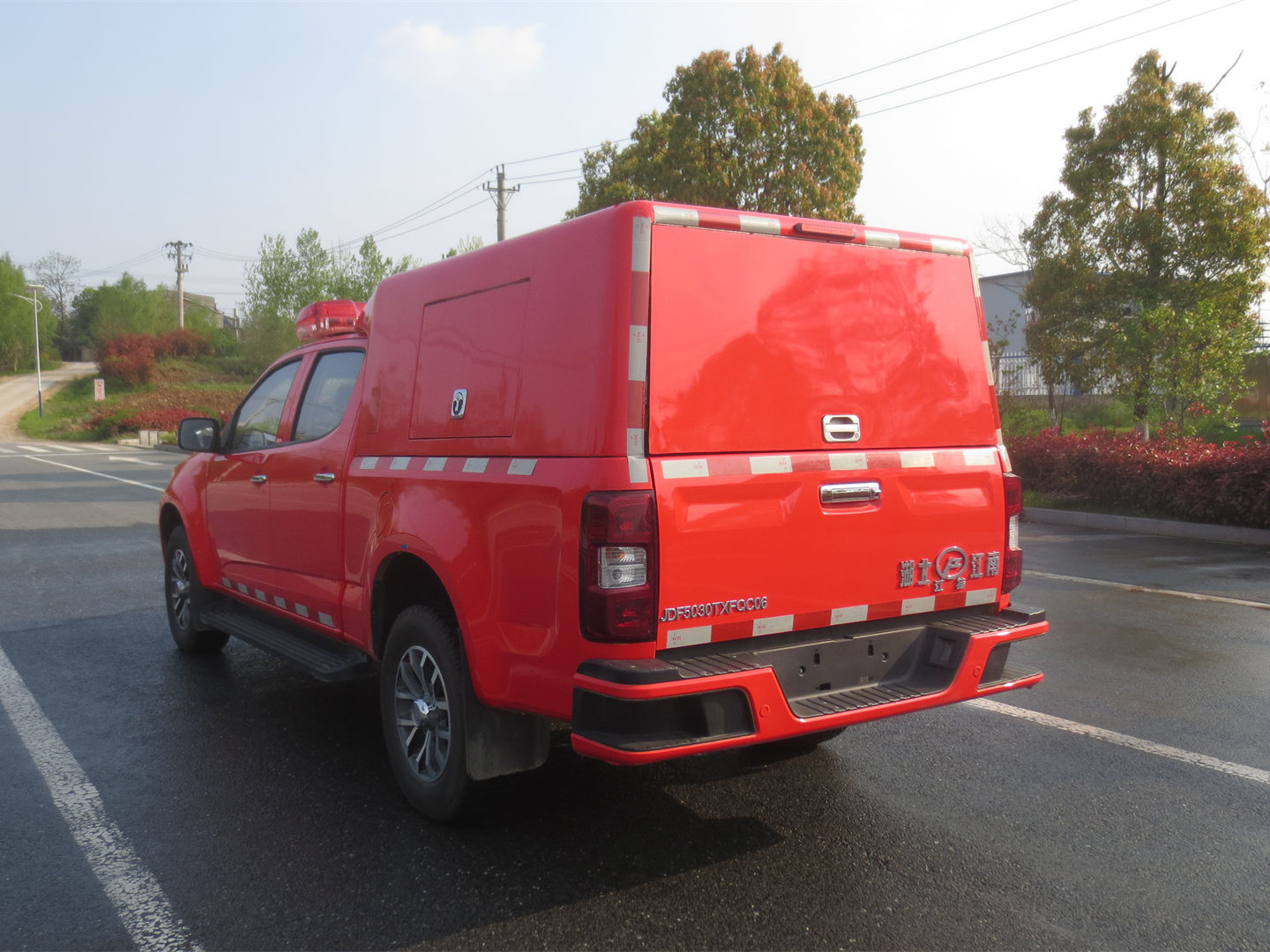 慶鈴皮卡雙排器材消防車(chē)